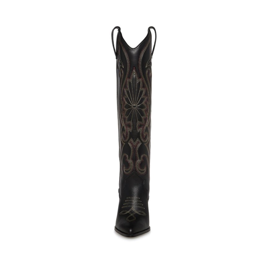 Black Steve Madden Lasso Women's Knee-high Boots | PH 3410AMX